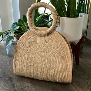 Handmade from Mexico straw bag